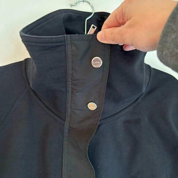 Lauren Ralph Lauren Zip Jacket Black LRL Active Soft Cotton Blend Women’s Sz XL - Picture 11 of 12